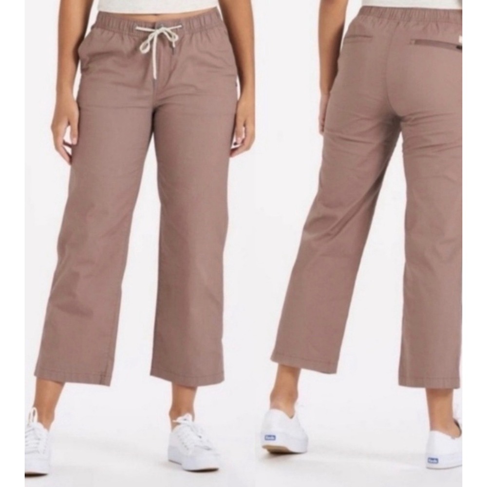 Vuori The Rise The Shine Wide Leg Ripstop Crop Pants XS Minimalist Costal Hiking